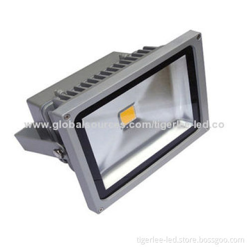 LED floodlight with Epistar COB chip, CE, RoHS approvals